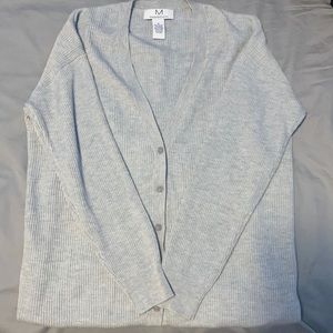 MAGASCHONI grey button up cardigan (size M)